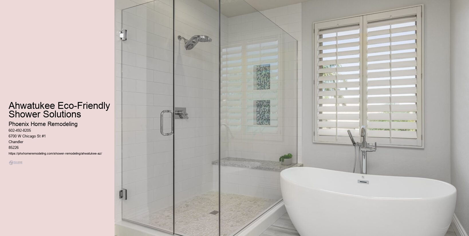 Ahwatukee Eco-Friendly Shower Solutions