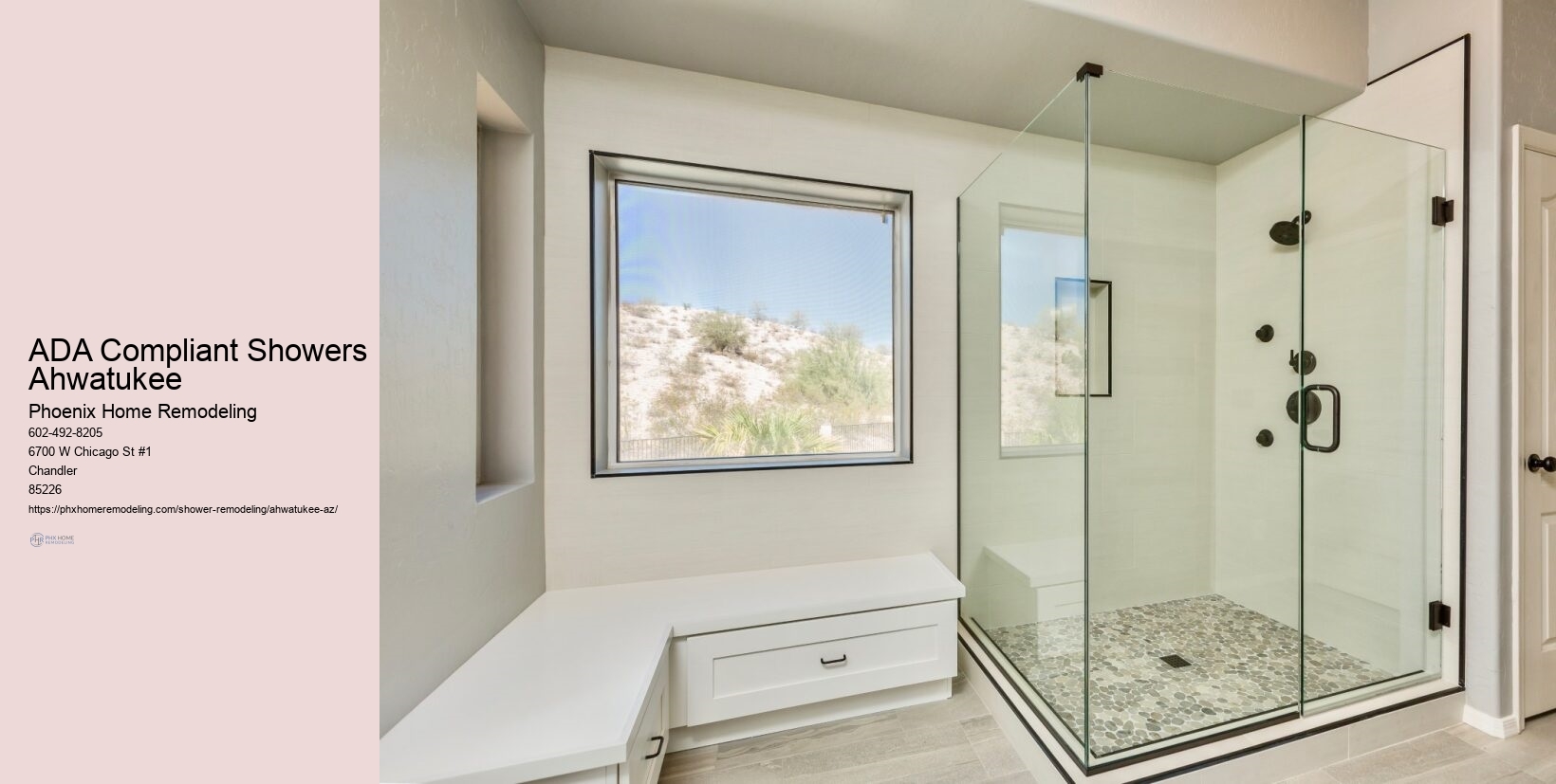 Shower Remodel With Bench