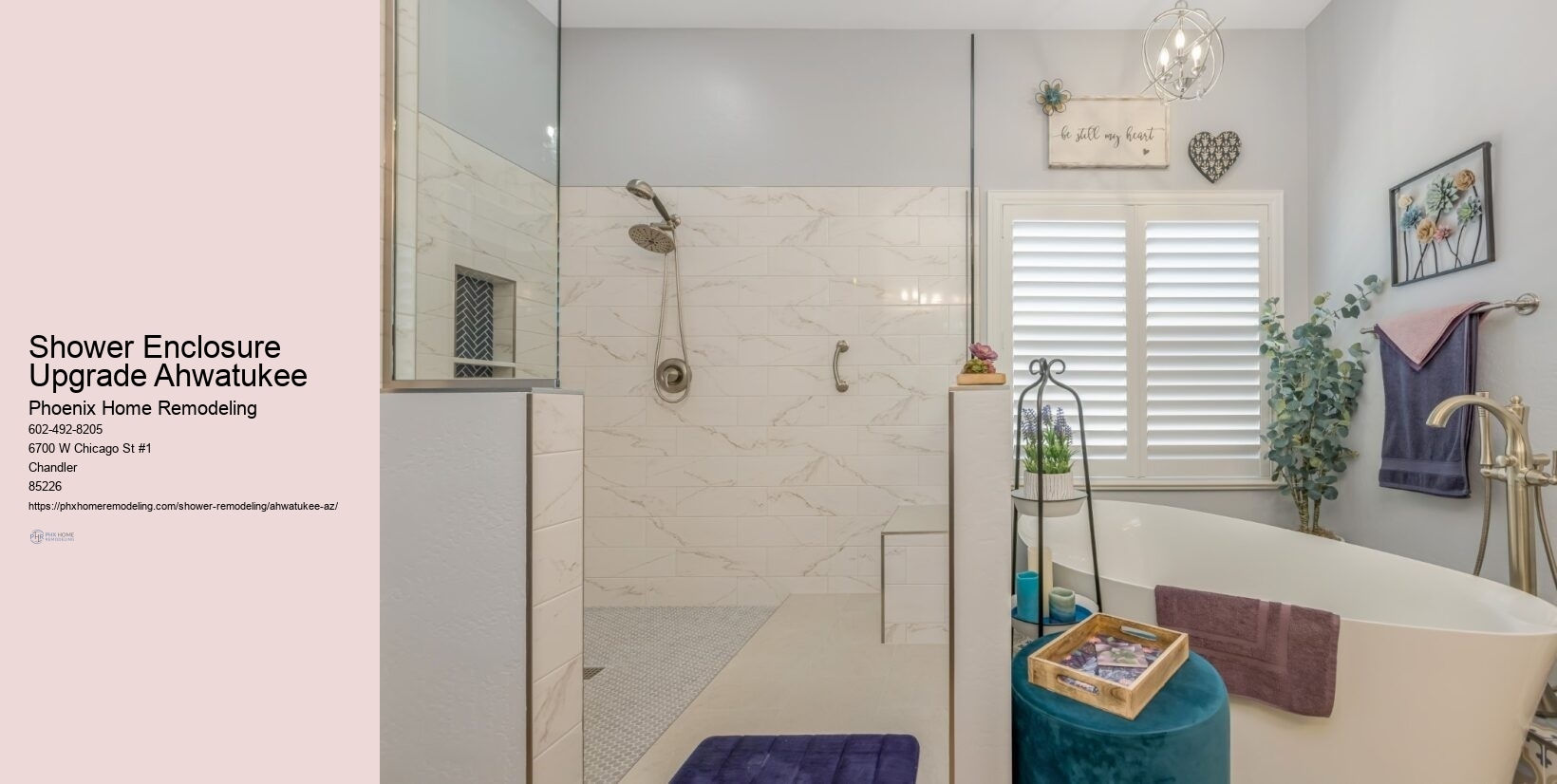 Innovative Shower Remodel Ahwatukee