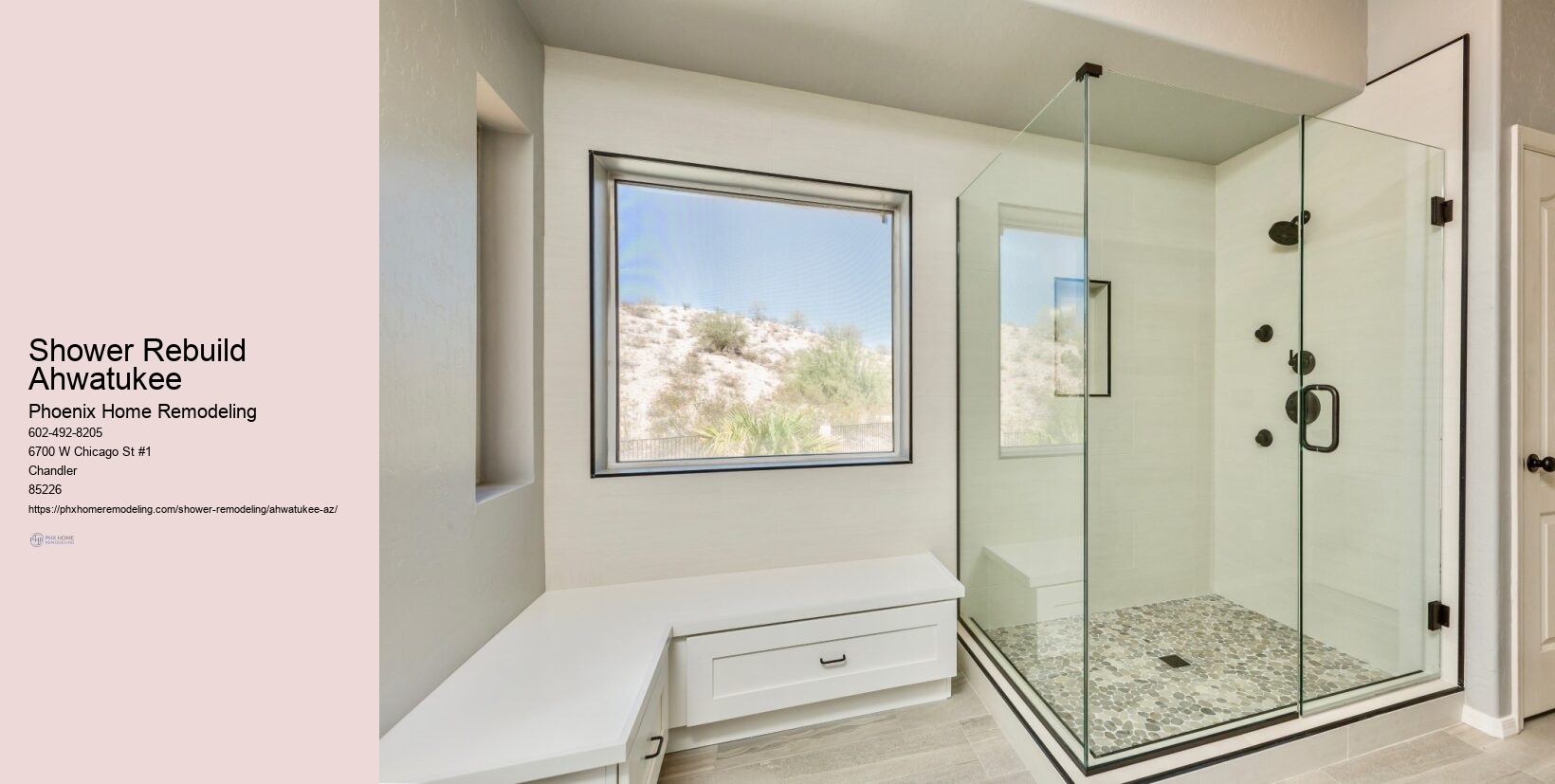 Shower Conversion Ahwatukee